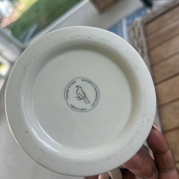 Anthropologie M Monogram Drinking Mug - Picture 5 of 5